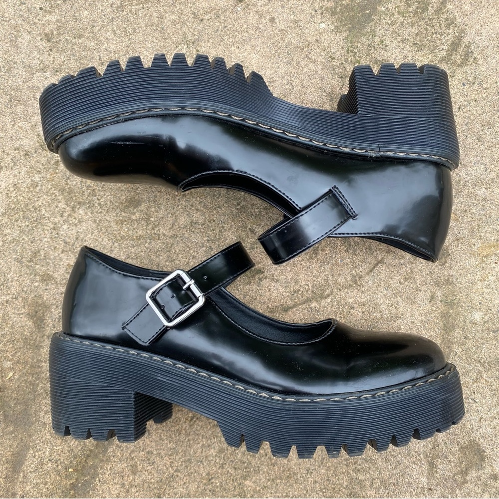 Madden Girl Happpy Loafers Platform Mary Jane